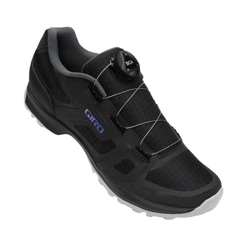 cycling clothing with thin stripes-Giro Gauge BOA MTB Shoe - Womens - Black