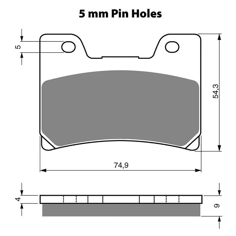 GOLDfren Brake Pads - S3 Sintered Sports (PBPH115)