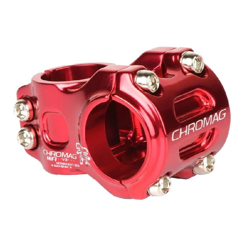 Chromag Hifi V2 Stem Diameter: 31.8mm Length: 40mm Steerer: 1-1/8 0° Red