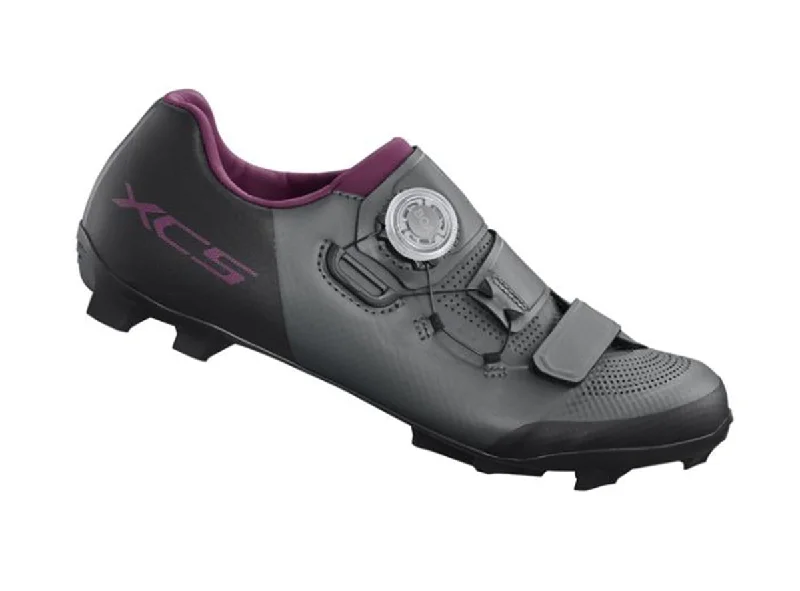 cycling clothing with smooth touch-Shimano XC502 SPD MTB Shoe - Womens - Gray - 2022