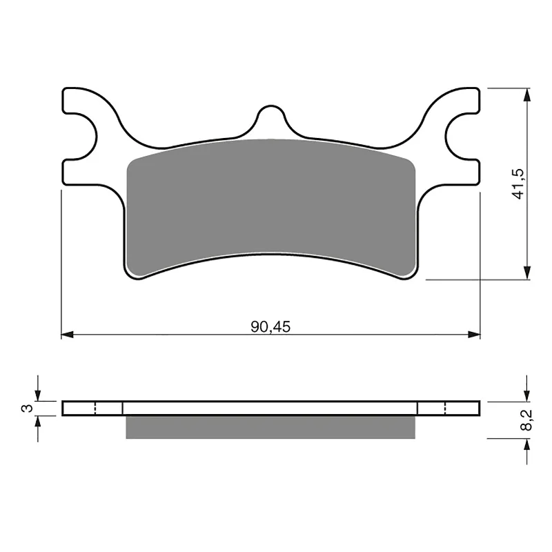 GOLDfren Brake Pads - K5 Off-Road Racing (PBPR319)