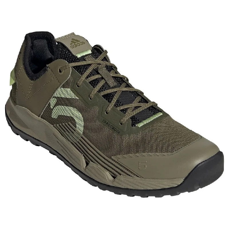 cycling clothing for crew uniforms-Five Ten Trailcross LT MTB Shoe - Focus Olive-Pulse Lime-Orbit Green - 2022