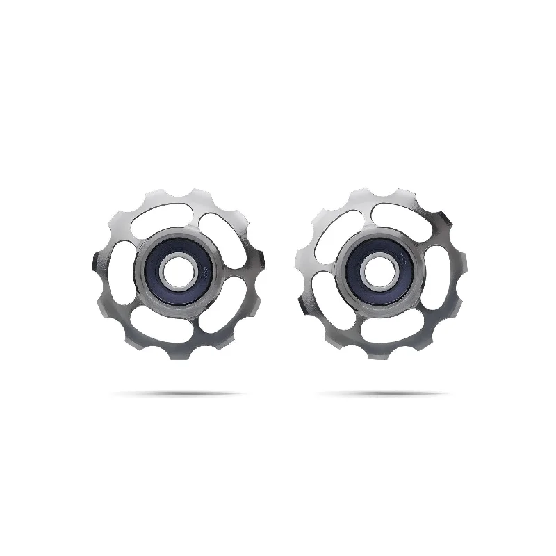 Bicycle chainring tooth spacer-CeramicSpeed Ceramic Titanium Coated Derailleur Pulleys - Shimano 11 Speed