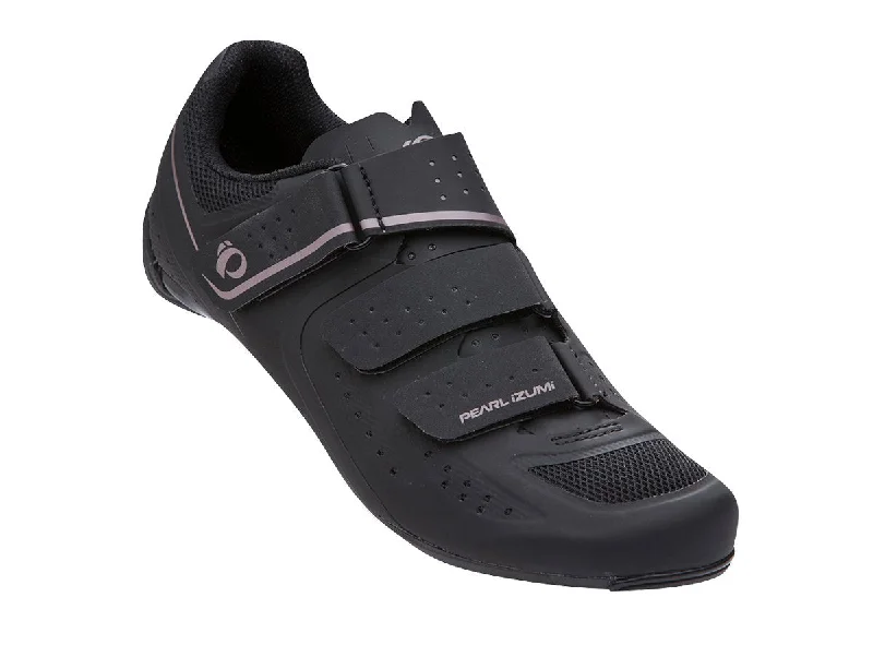 cycling clothing for gritty rides-Pearl Izumi Select v5 Road Shoe - Womens - Black-Black