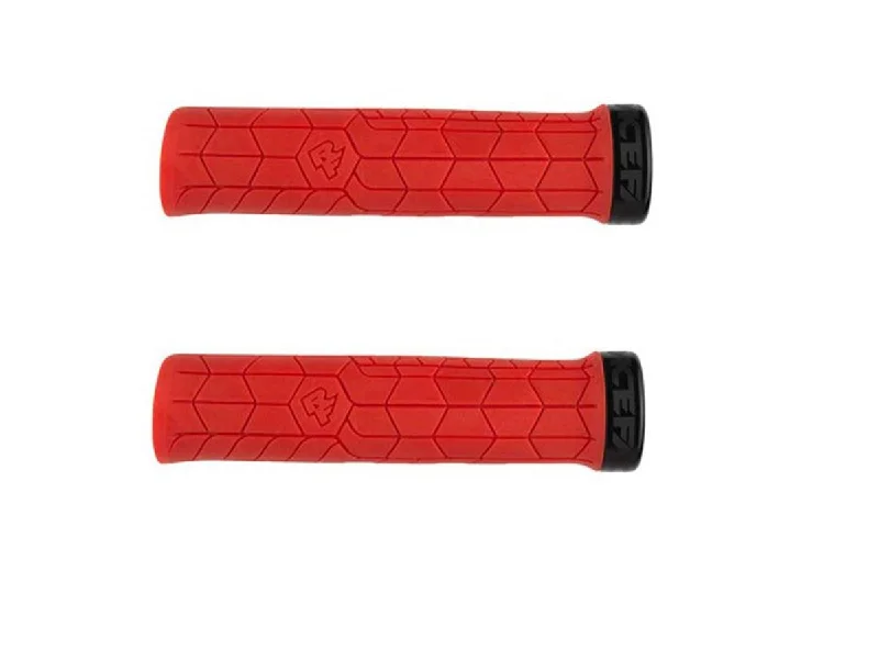 weather-resistant single-layer bicycle grips-Race Face Getta Grips - Red