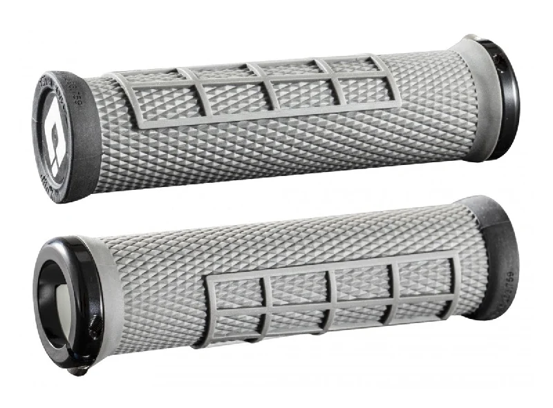 beginner adventure bicycle grips-ODI Elite Flow Lock-On Grips - Graphite