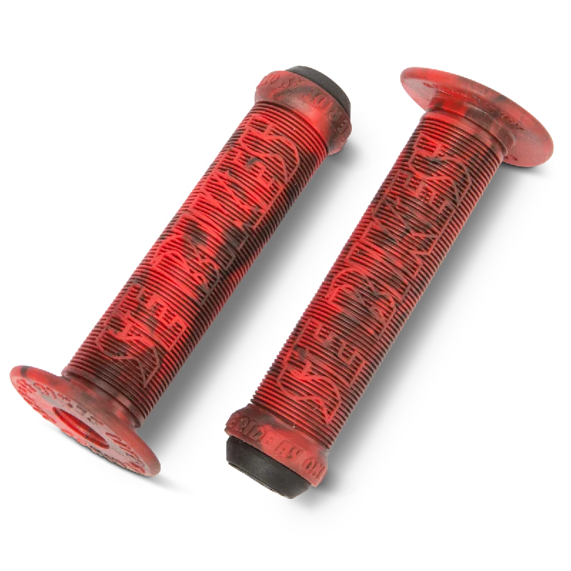 hybrid material bicycle grips-SE Bikes Life BMX Grips - Red Swirl