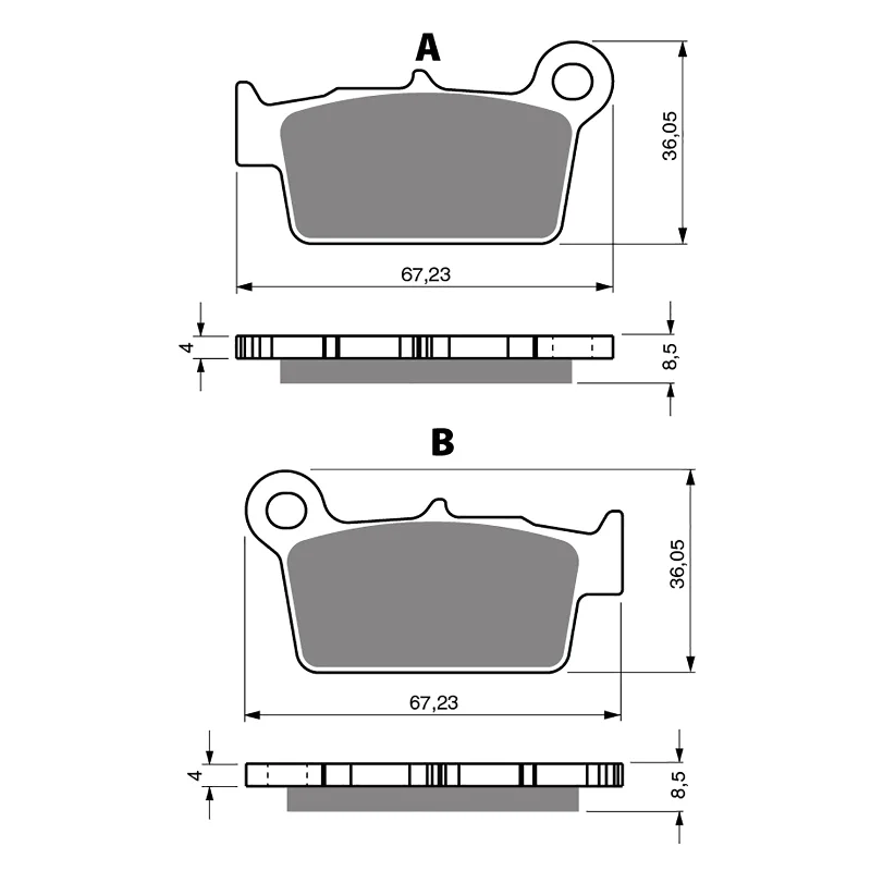 GOLDfren Brake Pads - K5 Off-Road Racing