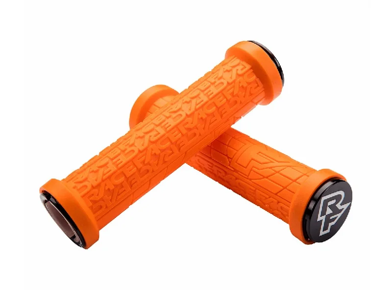 single-density nylon bicycle grips-Race Face Grippler 33mm Grips - Orange