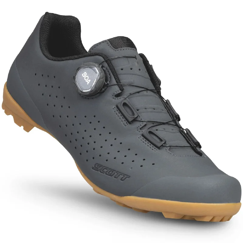 cycling clothing for mega races-Scarpe Scott Gravel Pro - Grigio