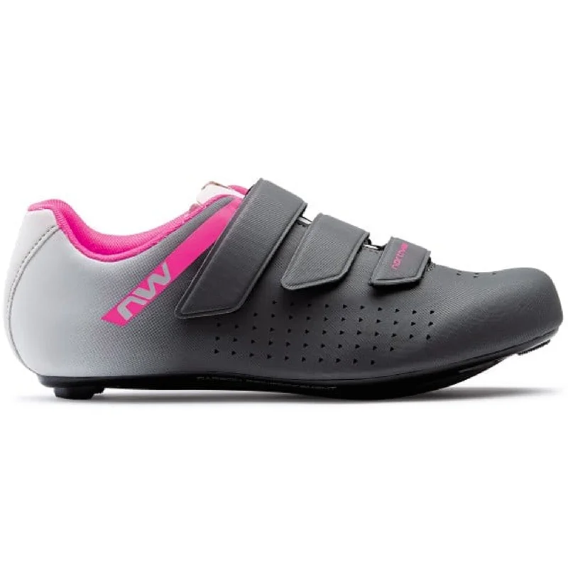 tough cycling clothing for rough rides-Scarpe donna Northwave Core 2 - Grigio