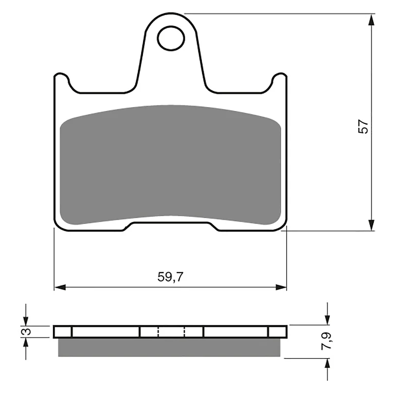 GOLDfren Brake Pads - S3 Sintered Sports (PBPH231)