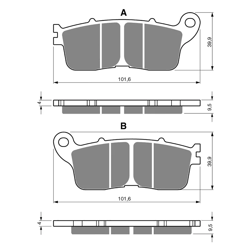 GOLDfren Brake Pads - S3 Sintered Sports