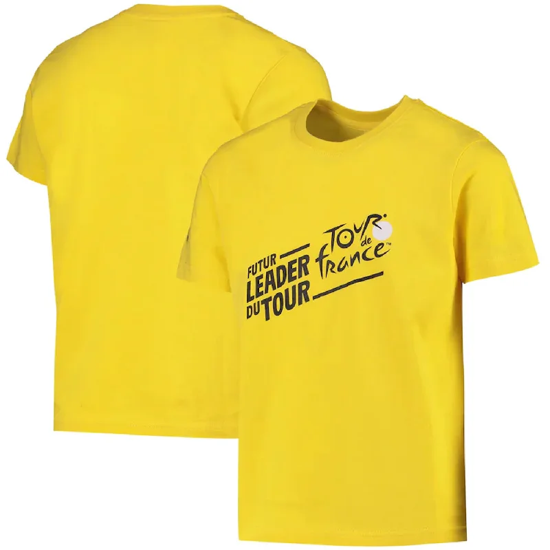 cycling clothing with movable cuffs-T-Shirt bambino Tour de France Leader - Giallo