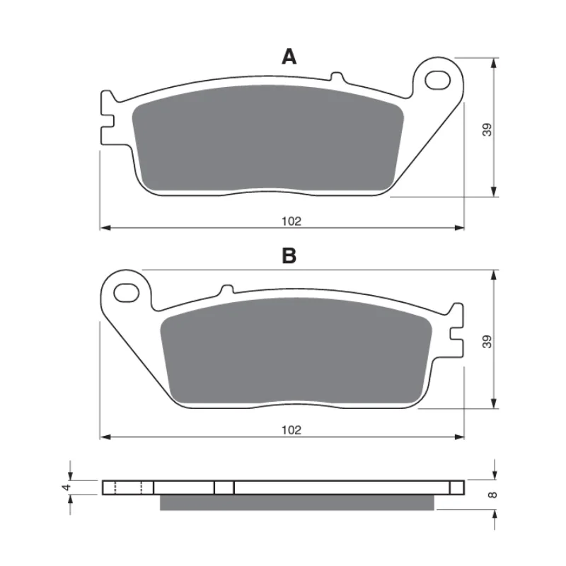 GOLDfren Brake Pads - GP5 Sintered Racing