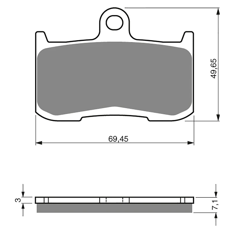 GOLDfren Brake Pads - S3 Sintered Sports (PBPH307)