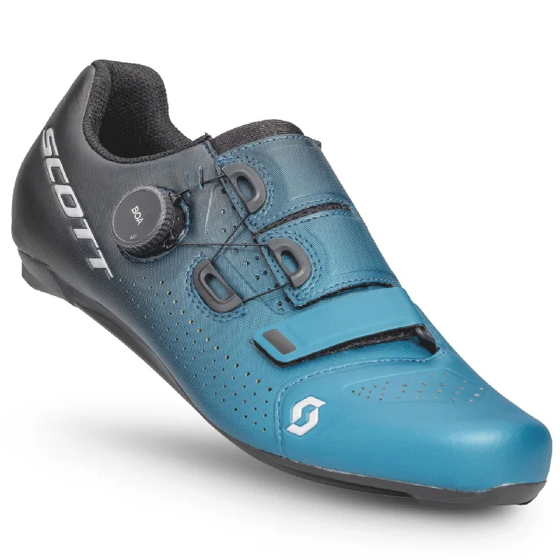 cycling clothing with draft shield-Scarpe Scott Road Team Boa - Nero blu