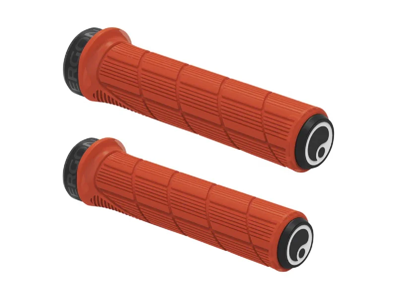 racing e-bike grips-Ergon GD1 Evo Factory Slim Grips - Frozen Orange