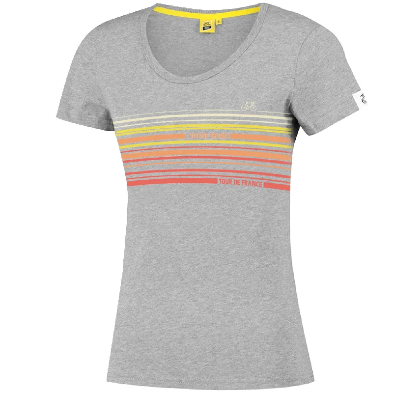 cycling clothing with chill tech-T-Shirt donna Tour de France 2024 - Lignes