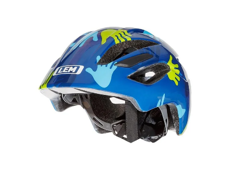 Bicycle helmet debit payment-LEM Lil' Champ Toddlers Bike Helmet - Blue Hands