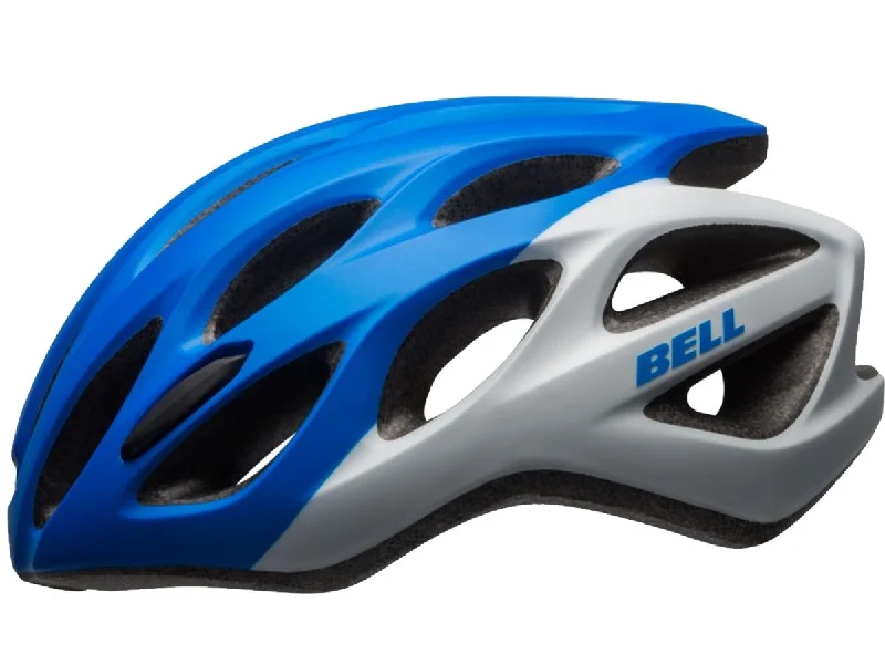 Bicycle helmet latest model-Bell Draft Road Helmet - Matt Blue-White