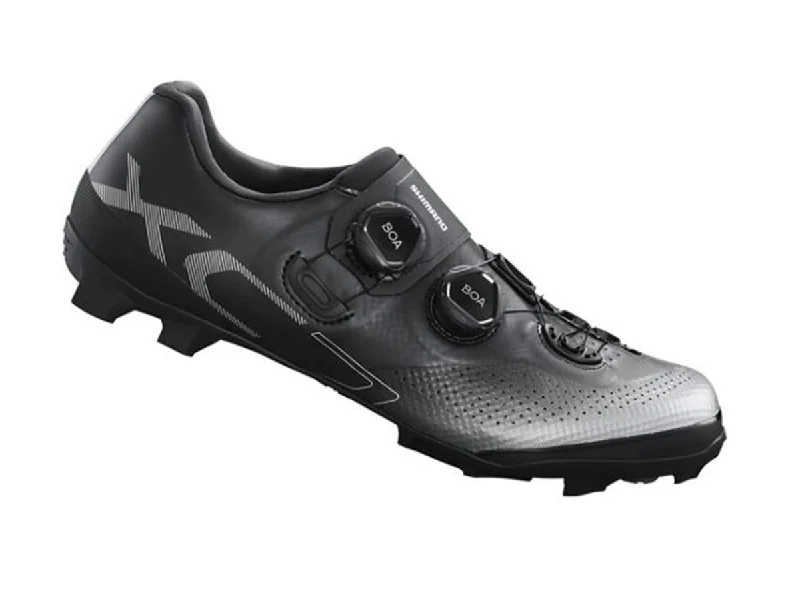 cycling clothing for slow rides-Shimano XC702 SPD MTB Shoe - Wide - Black - 2022