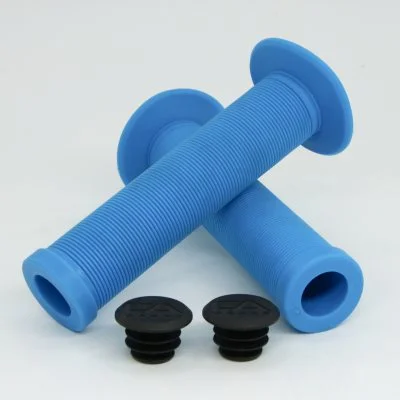 thick mixed terrain grips-Free Agent Shroom XL BMX Grips - Bright Blue