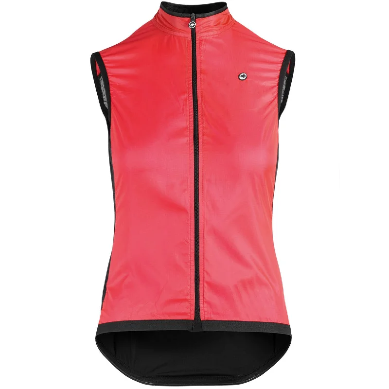 cycling clothing with fast snaps-Gilet donna Assos Uma GT Summer  - Rosa