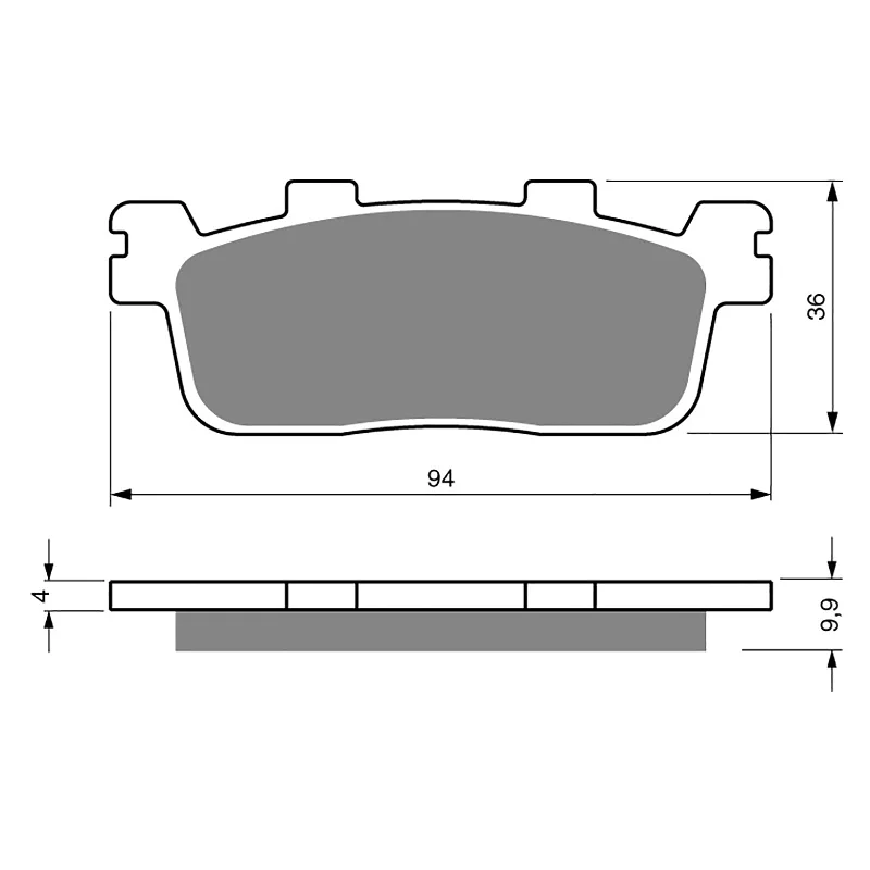 GOLDfren Brake Pads - S3 Sintered Sports (PBP441)