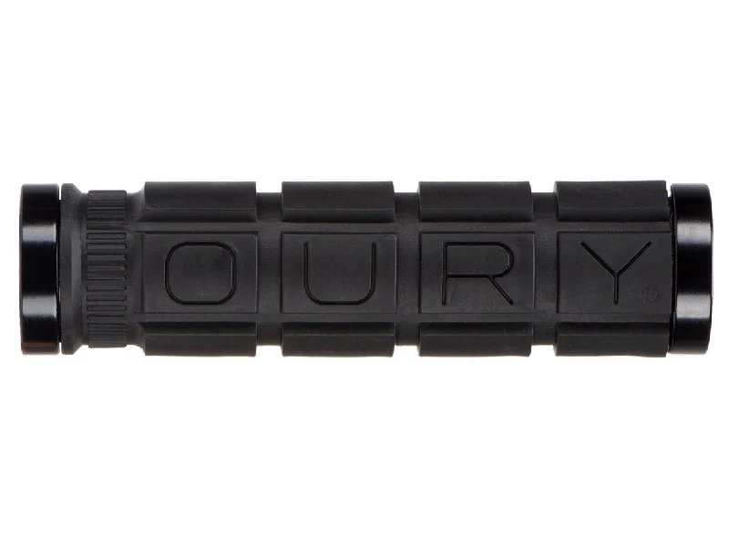 durable compact bike grips-Oury Lock-On Grips - Black