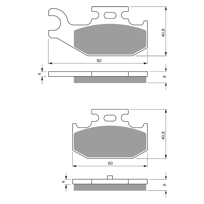 GOLDfren Brake Pads - K5 Off-Road Racing (PBPR372)