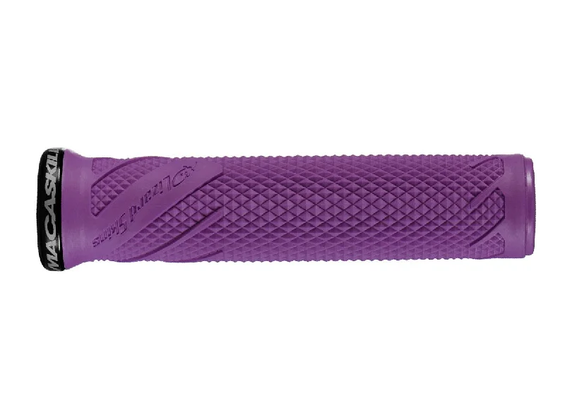 soft Kevlar bicycle grips-Lizard Skins Danny MacAskill Single-Sided Lock-On Grips - Ultra Purple