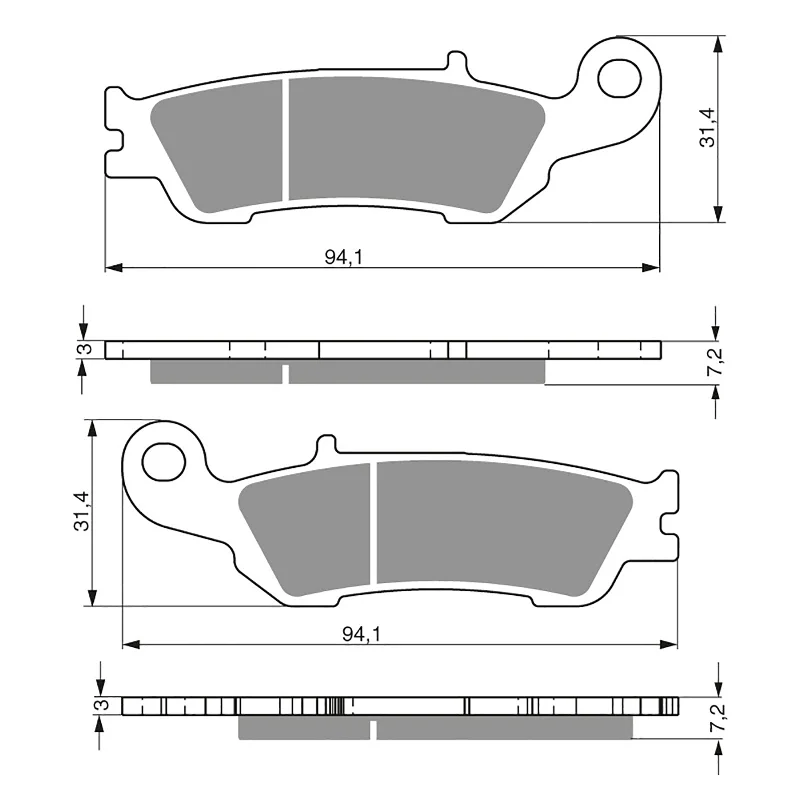 GOLDfren Brake Pads - S3 Sintered Sports