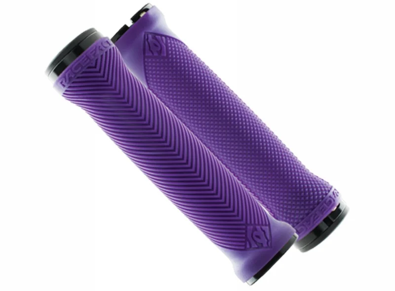 heavy-duty rigid bicycle grips-Race Face Love Handle Grips - Purple