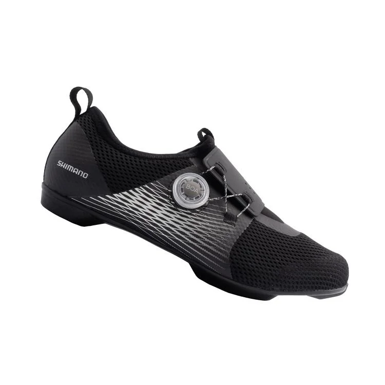 cycling clothing for light outings-Shimano IC500 Indoor SPD Cycling/Fitness Shoe - Womens - Black