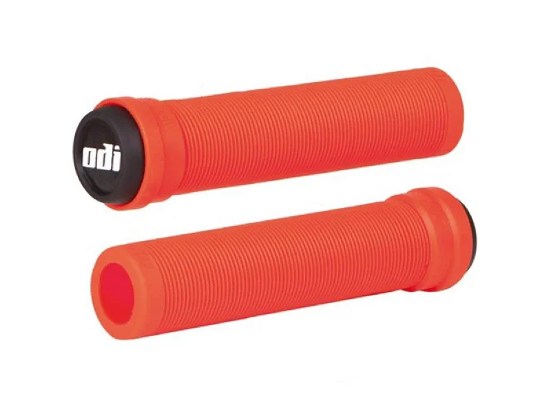 replaceable adventure bike grips-ODI Longneck SL Grips - Fire Red