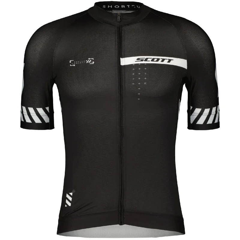 cycling clothing with team patches-Maglia Scott RC Pro - Nero