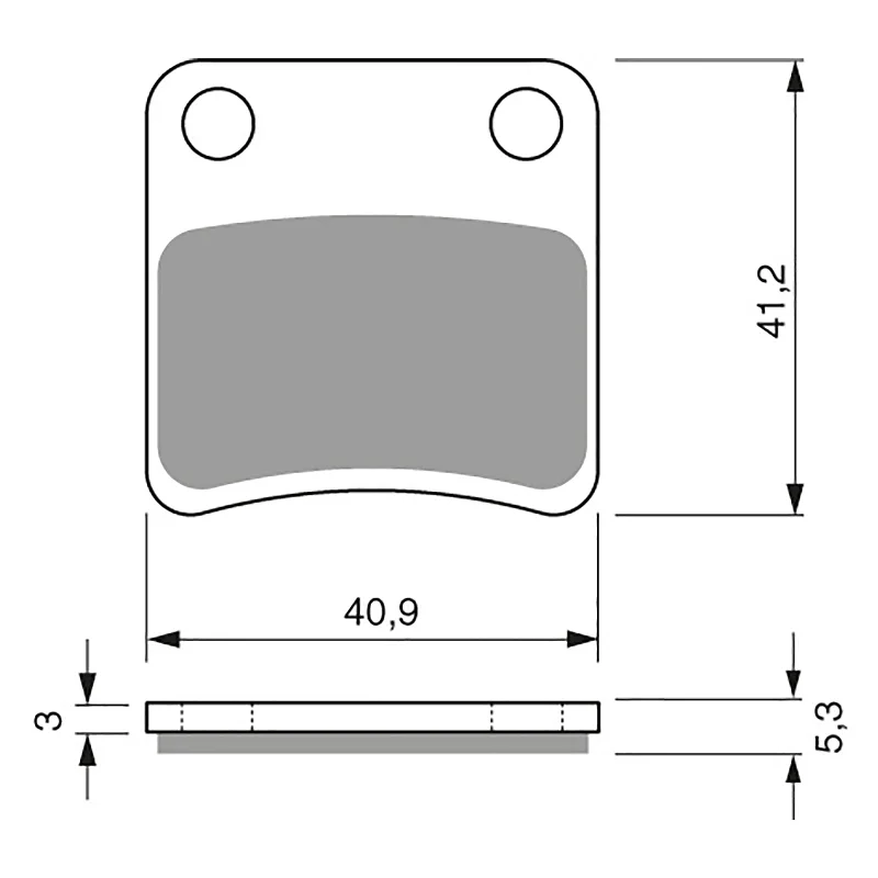 GOLDfren Brake Pads - S3 Sintered Sports (PBP324)