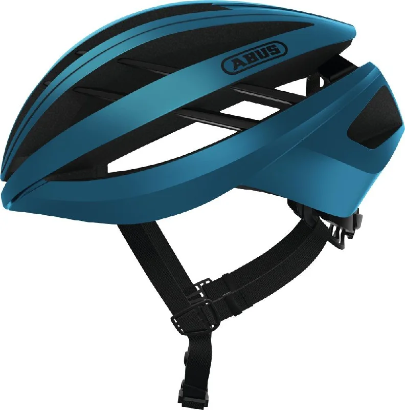 Bicycle helmet coastal rides-Abus Aventor Road Helmet - Steel Blue