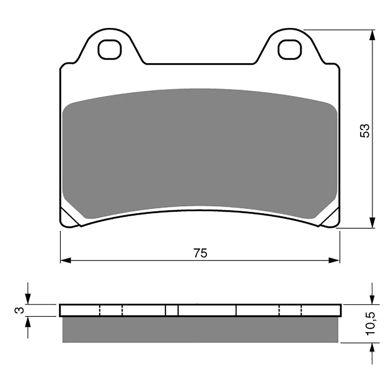 GOLDfren Brake Pads - S3 Sintered Sports (PBPH39)