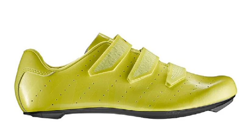 cycling clothing with tight bands-Mavic Cosmic Road Shoe - Sulphur Spring-Black