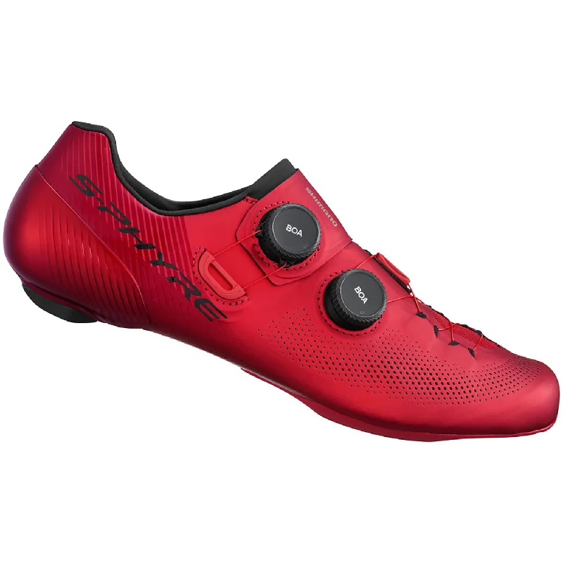 cycling clothing for sunny races-Scarpe Shimano S-Phyre RC903 - Rosso