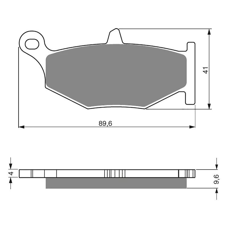 GOLDfren Brake Pads - S3 Sintered Sports (PBPH364)