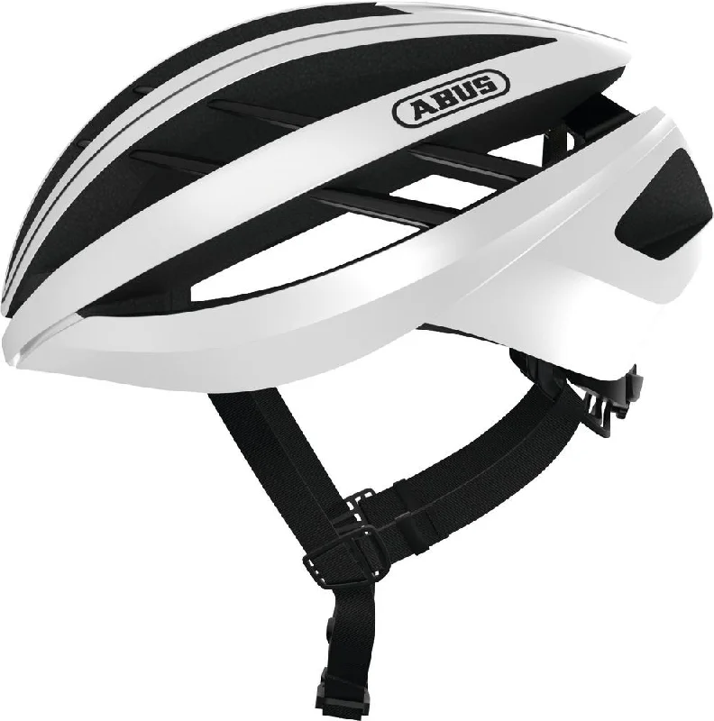 Bicycle helmet humid weather-Abus Aventor Road Helmet - Polar White