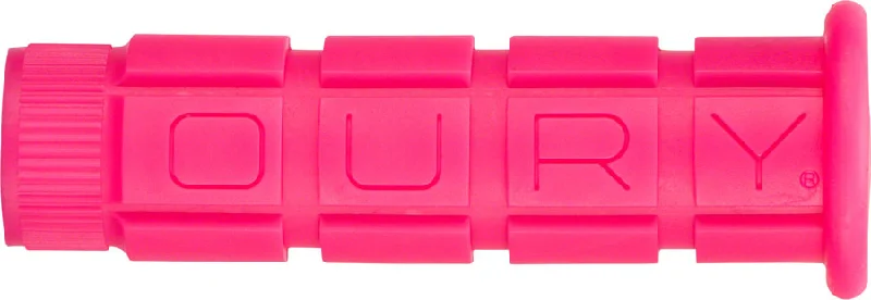 matte finish urban bicycle grips-Oury Mountain Grips: Pink