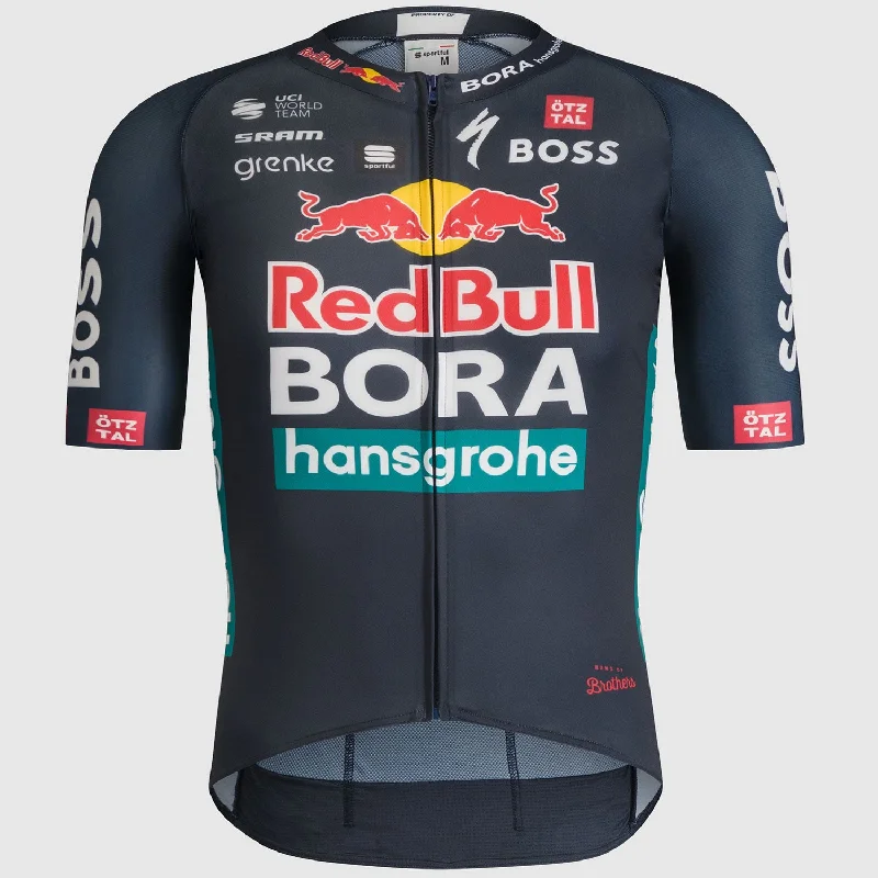 cycling clothing with big chamois-Maglia Sportful Redbull Bora-Hansgrohe 2024 Bomber