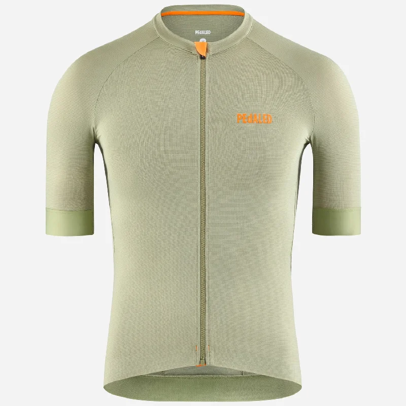 cycling clothing for coastal rides-Maglia Pedaled Element Lightweight - Verde