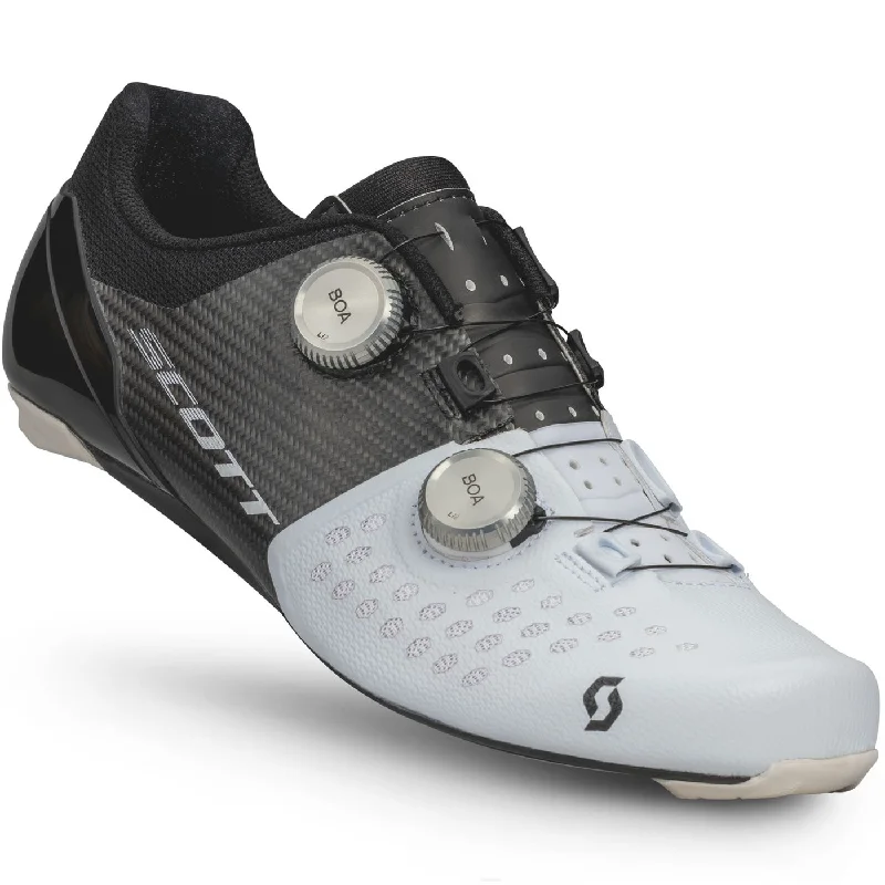 cycling clothing for dusk rides-Scarpe Scott Road RC Ultimate - Nero bianco