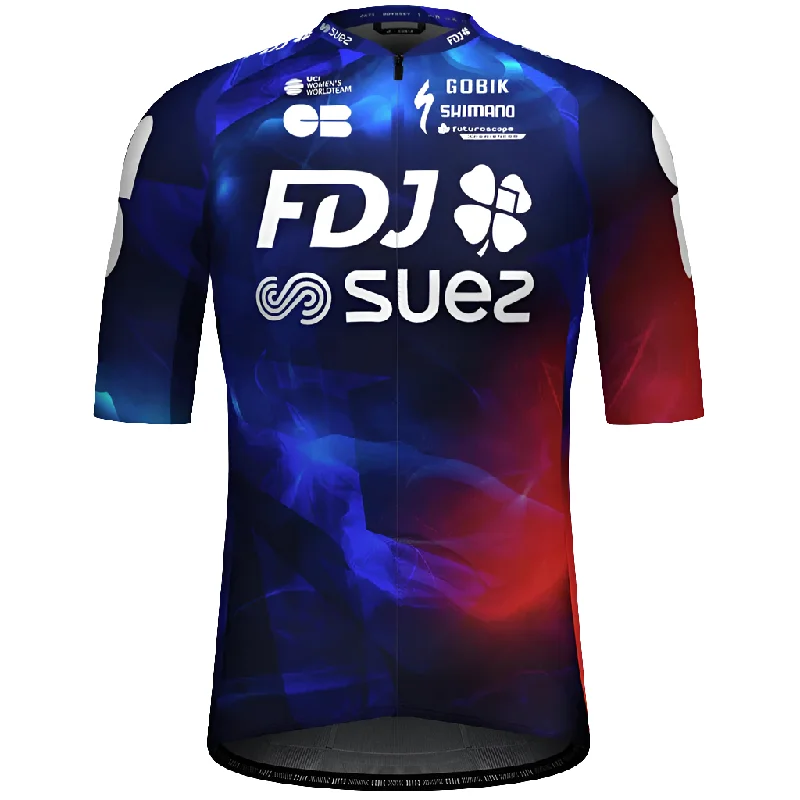 cycling clothing with deep pockets-Maglia Gobik Fdj Suez 2025 Odyssey