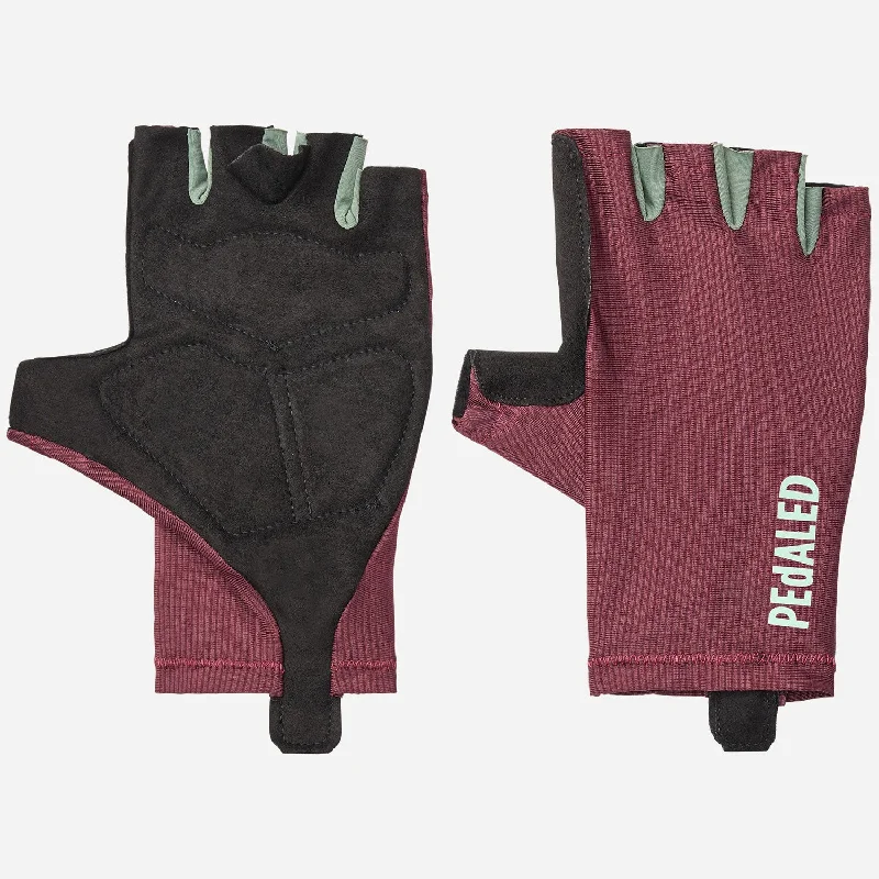 cycling clothing with smooth touch-Guanti Pedaled Element - Bordeaux